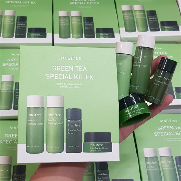 Bộ Kit Dưỡng Da Trà Xanh 4 Món Innisfree Green Tea Special Kit EX ( MẪU MỚI 2019 )