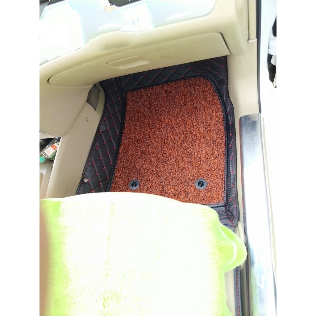 Thảm lót sàn ô tô 6D Chevrolet Aveo chống nước, không mùi, phủ kín 90% sàn xe