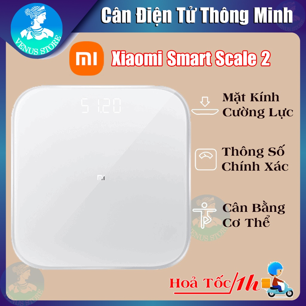 Cân Điện Tử Thông Minh Xiaomi Smart Scale 2 – Cân Điện Tử Sức Khỏe Vô Cùng Hữu Ích & Cần Thiết Trang Bị Cho Gia Đình Bạn