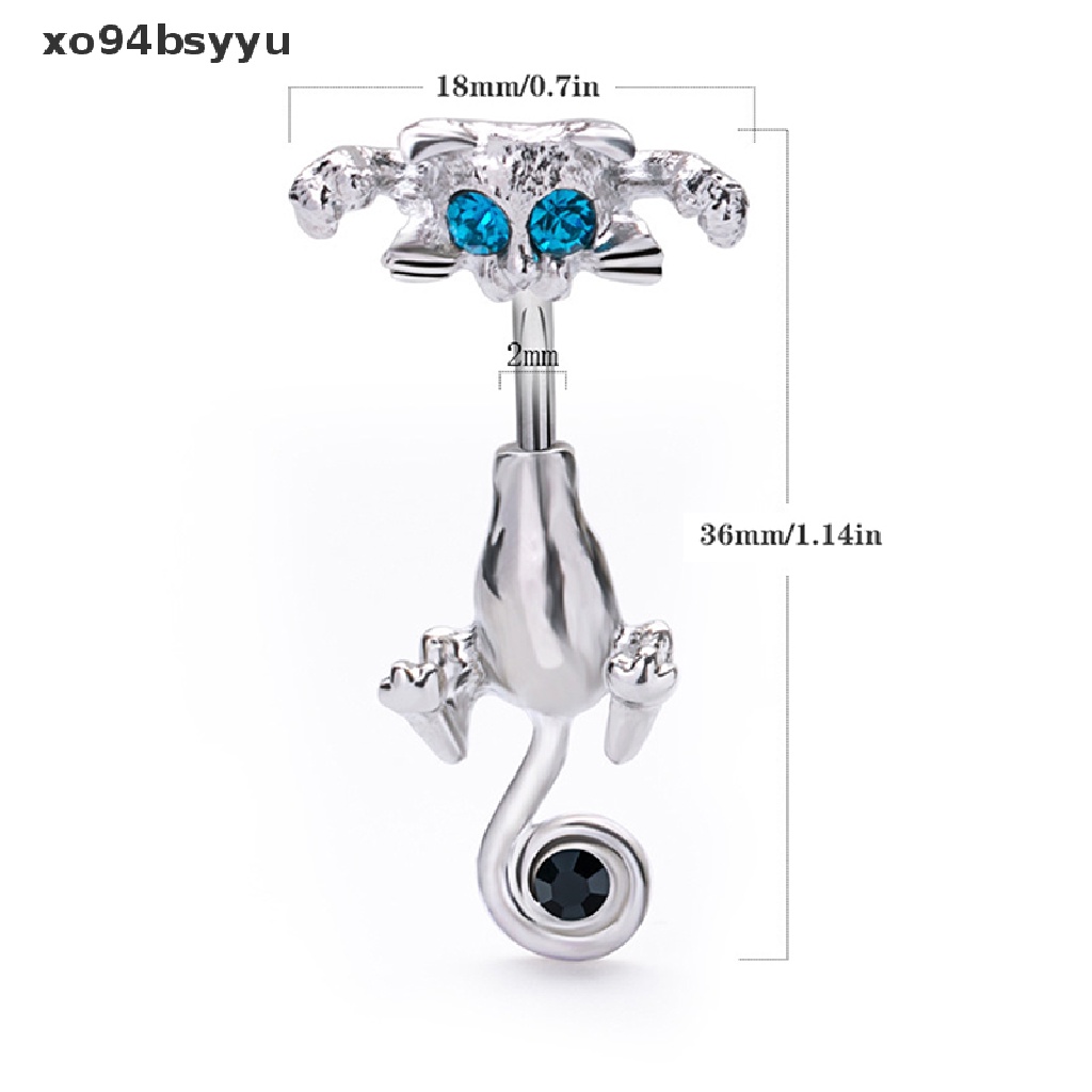 Khuyên Rốn Hình Mèo xo94bsyyu Phong Cách Vintage