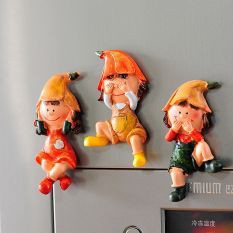 Búp bê nam châm gắn tủ lạnh ghi giấy note siêu cute