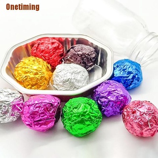 Set 100 Giấy Nhôm Gói Kẹo / Sô Cô La / Đường Tiện Dụng