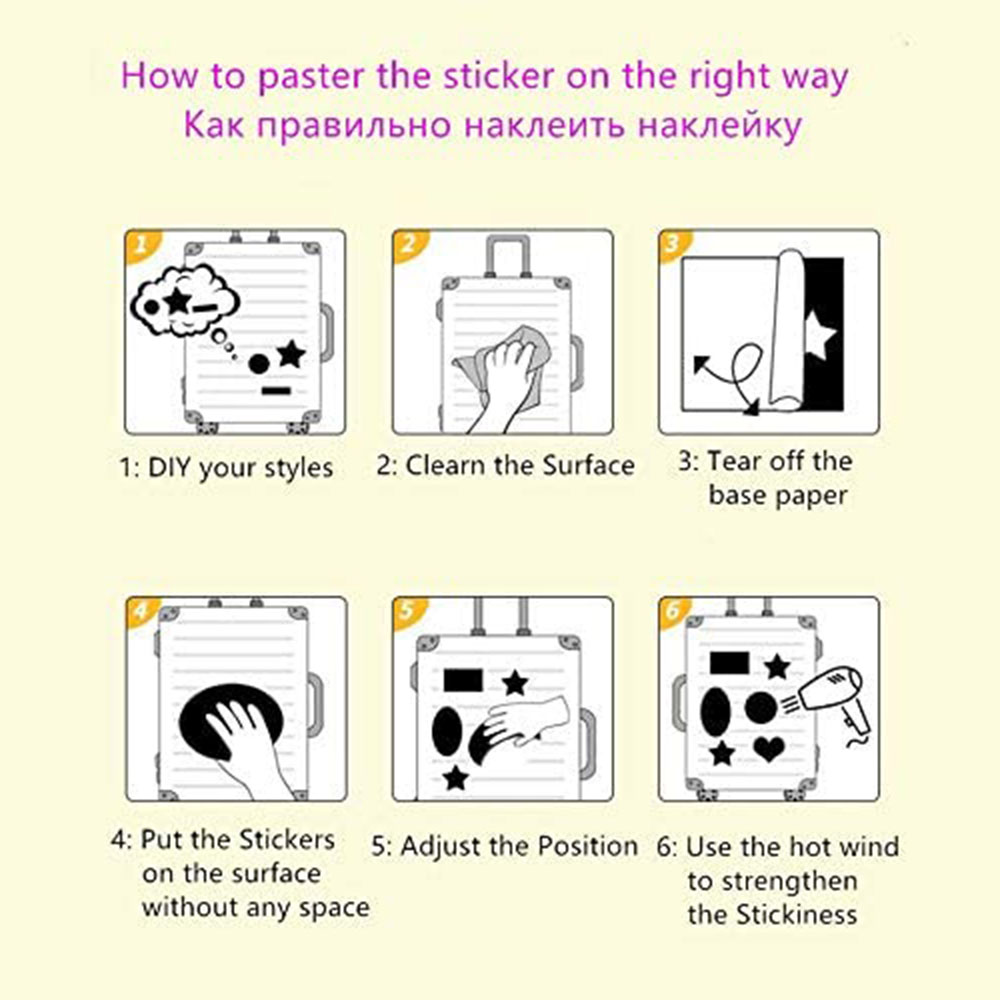 Set 50 Miếng Dán Trang Trí Hình Graffiti Độc Đáo