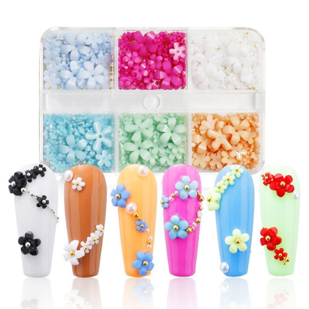 Vật Liệu Trang Trí Móng Tay 3D Hình Lọ Hoa Phong Cách Nhật Bản