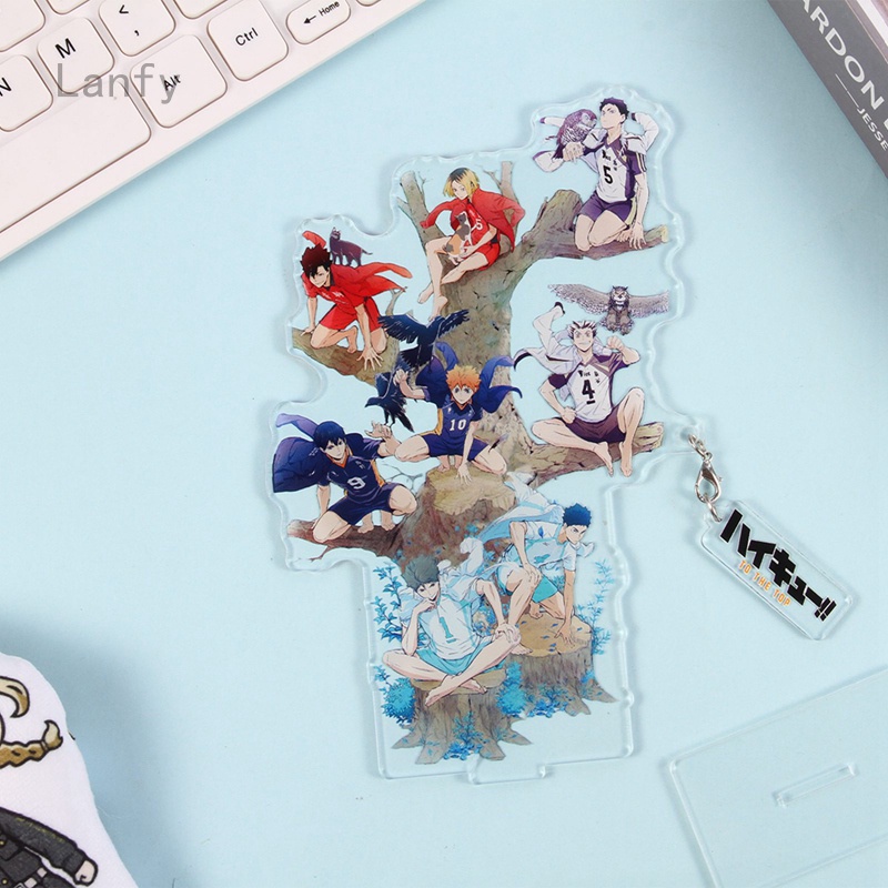 Mô hình nhân vật Haikyuu! bằng acrylic có giá đỡ để bàn trang trí