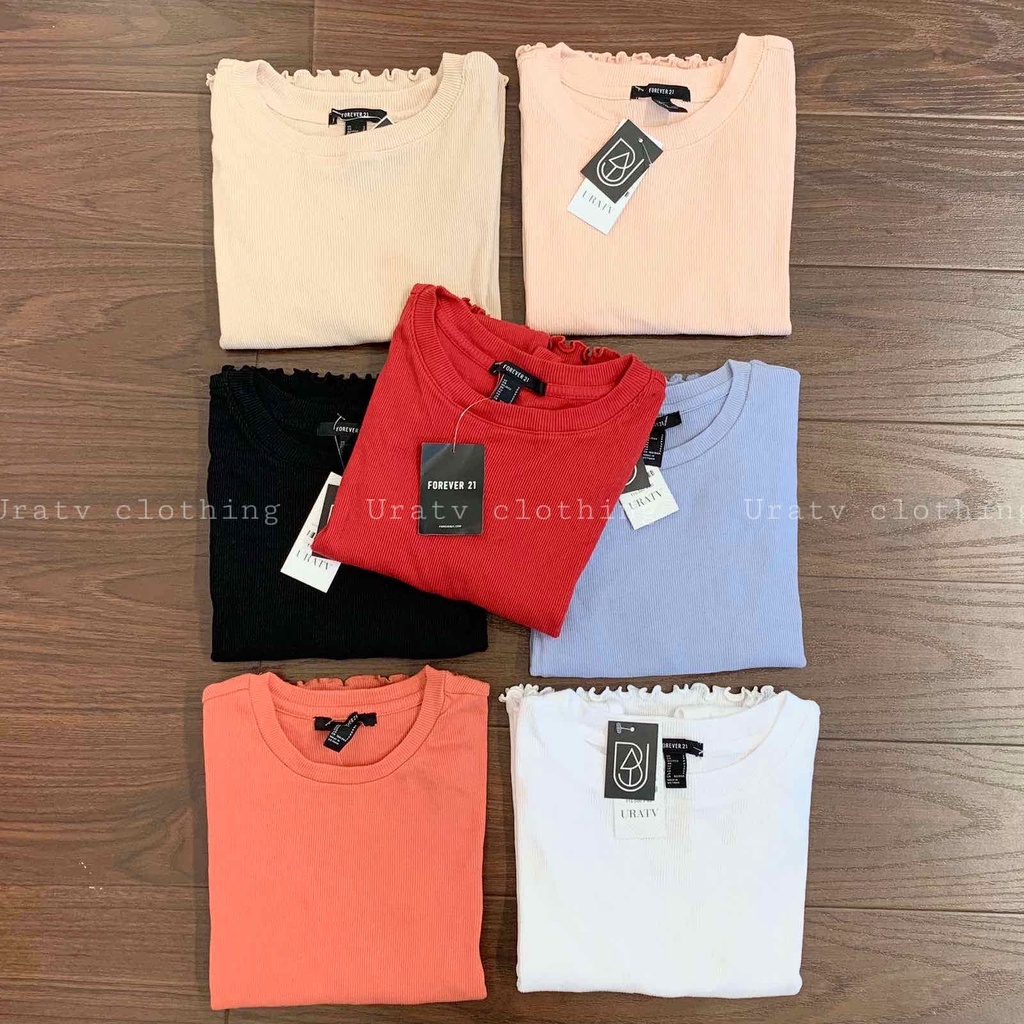 [FREESHIP-ẢNH THẬT] Áo tay dài gân cuốn biên F2l