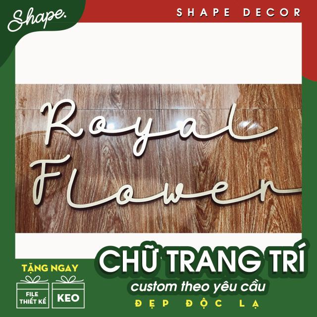 chu dan noi cho shop