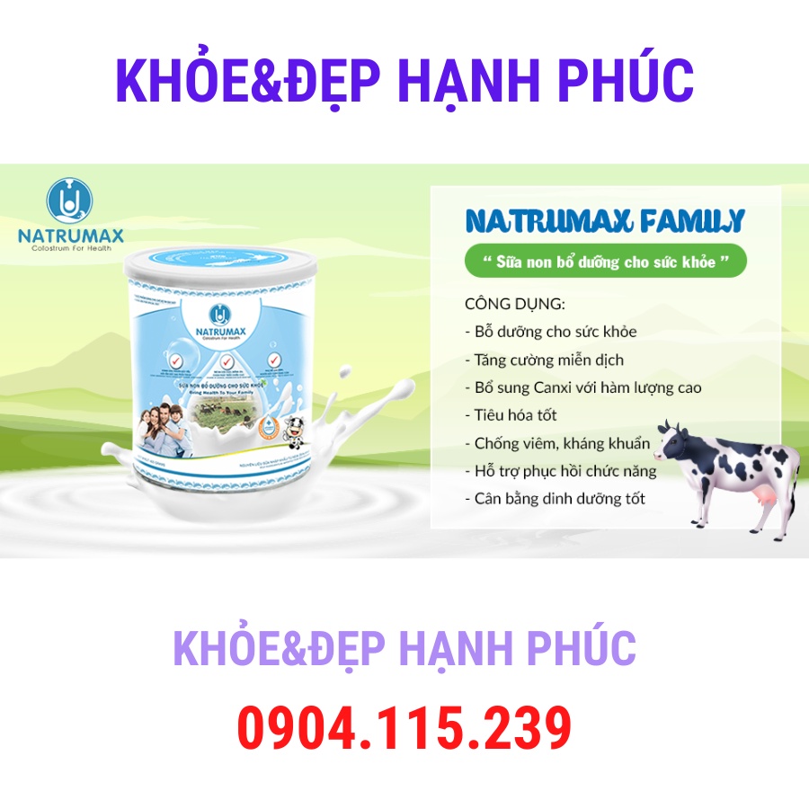 Sữa non natrumax special – 800 gr/hộp