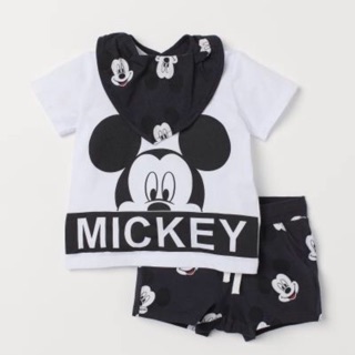 Set 3 món MICKEY Authentic đủ size 4 tháng - 4 tuổi