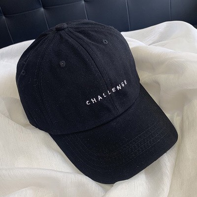 Mũ Lưỡi Trai Cotton Thêu Chữ CHALLENGE Thời Trang Dành Cho Nam Và Nữ