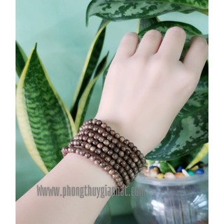 Vòng Tay Trầm Hương Chuỗi Tràng Hạt 108 Trầm Tốc Lào Tự Nhiên