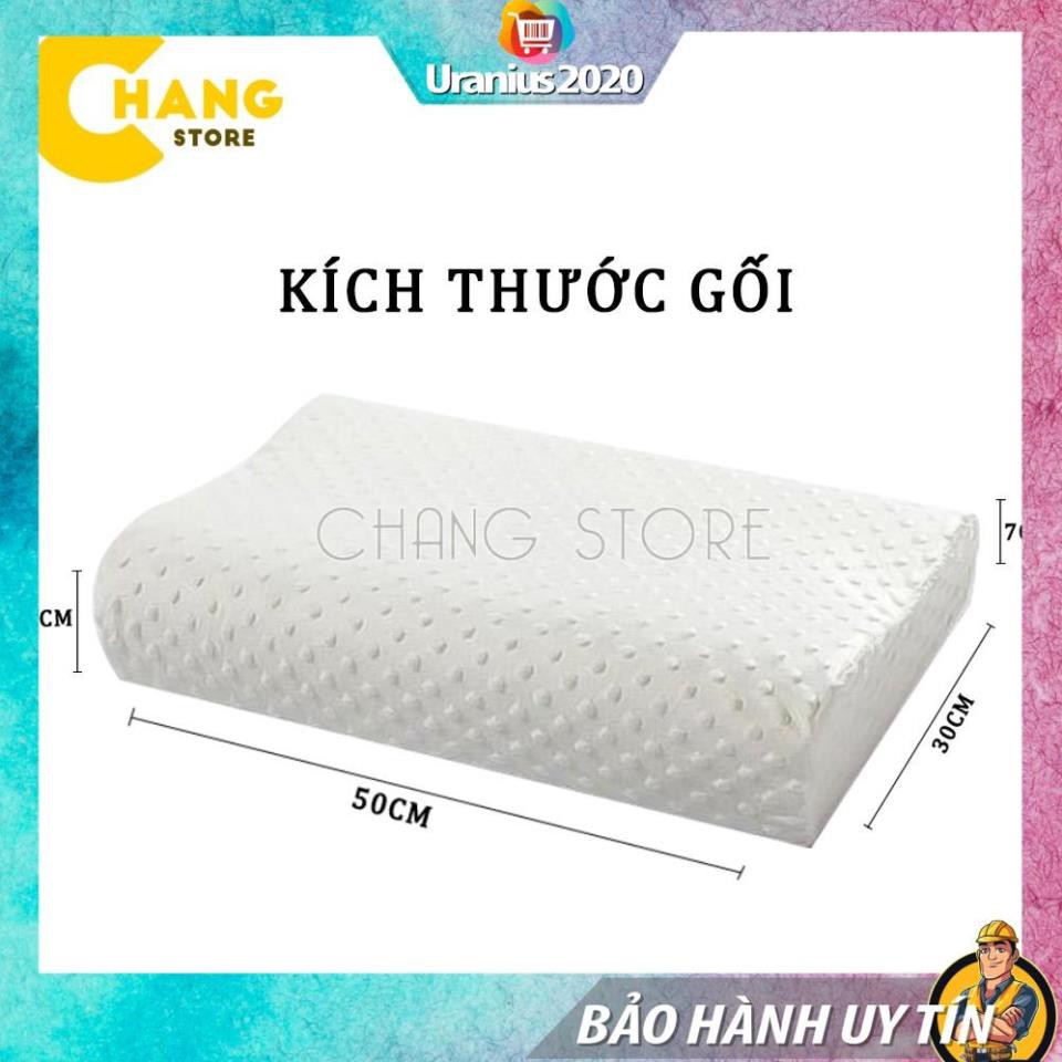 Gối Cao Su Non Chống Ngáy Người Lớn Mềm Mại Êm Ái