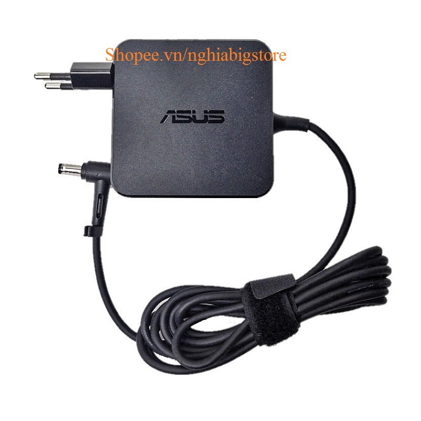 Adapter Sạc Laptop ASUS Cục Vuông 19V 3.42A Đầu Tròn 5.5mm - GrabExpress Tp.HCM