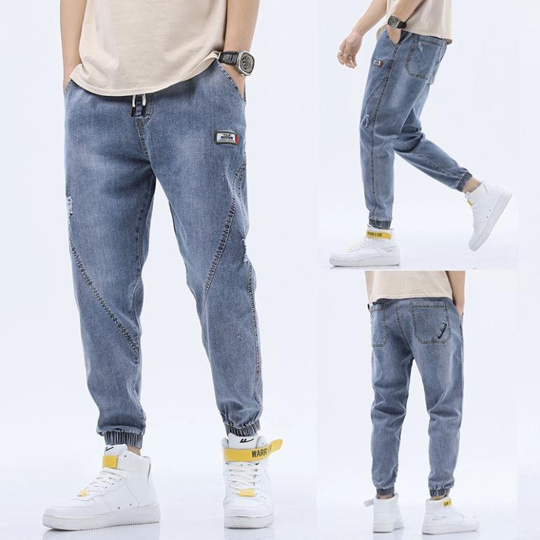 [ HÀNG HIẾM ] JEAN JOGGER VỆT CHÉO ỐNG QUẦN