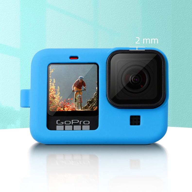 Vỏ silicon kèm nắp che cho GoPro Hero 9