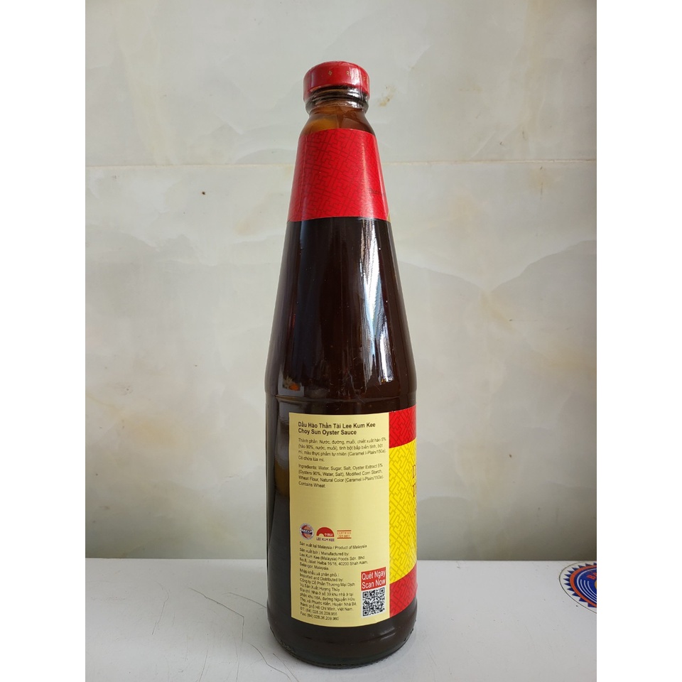 [Chai lớn 907g – THẦN TÀI] DẦU HÀO [Malaysia] LEE KUM KEE Choy sun Oyster sauce (hty-hk)