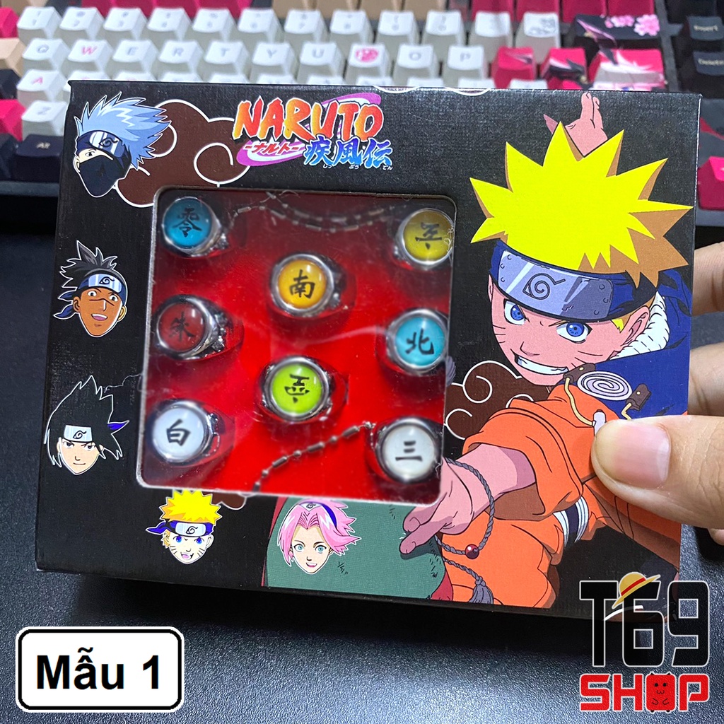 Bộ 10 nhẫn Akatsuki - anime Naruto