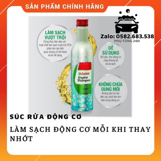 [HÀNG CHUẨN] Dung Dịch Súc Rửa Động Cơ Ô Tô Castrol Engine Shampoo 300ml [ XEM MÔ TẢ]