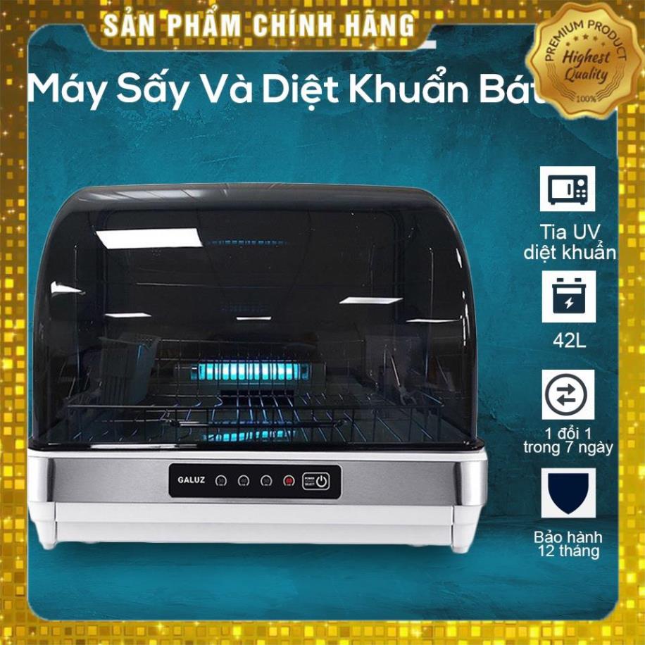 Máy sấy bát và diệt khuẩn tia UV bát đĩa Galuz dung tích 42L BJG-68 - Bảo hành 18 tháng