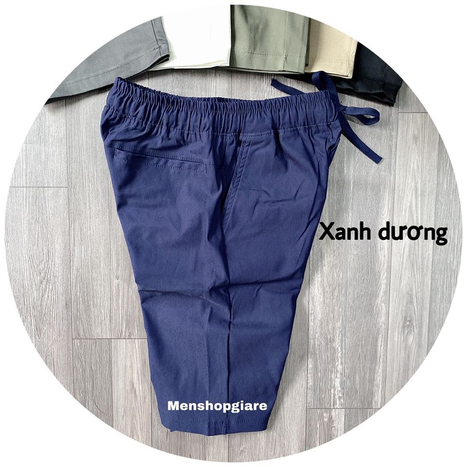 short kaki lưng thun hàng sịn vải dày dặn