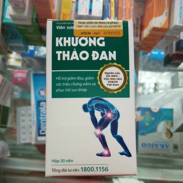 Khương Thảo Đan - Hỗ trợ giảm đau, giảm các triệu chứng viêm và phục hồi sụn khớp.