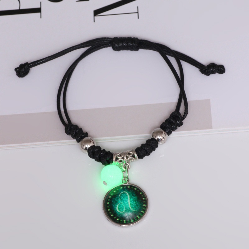 Vòng Tay Dạ Quang In Hình 12 Cung Hoàng Đạo Thời Trang Cho Cặp Đôi