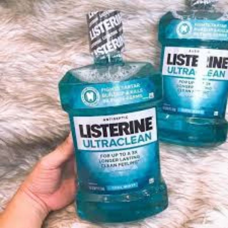 Nước xúc miệng Listerine chai 1,5L của Mỹ