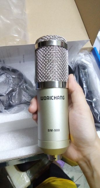 Micro thu âm livestream WOAICHANG BM900 SHOCKMOUNT nhựa