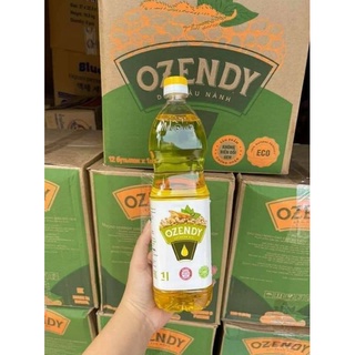 Thùng 12 chai dầu ăn đậu nành nhập khẩu ozendy 1 lít