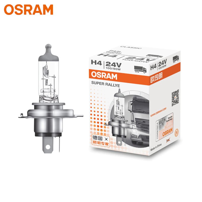 Bóng Đèn Pha Ô Tô OSRAM Chân H1, H3, H4, H7 - 24V 100W