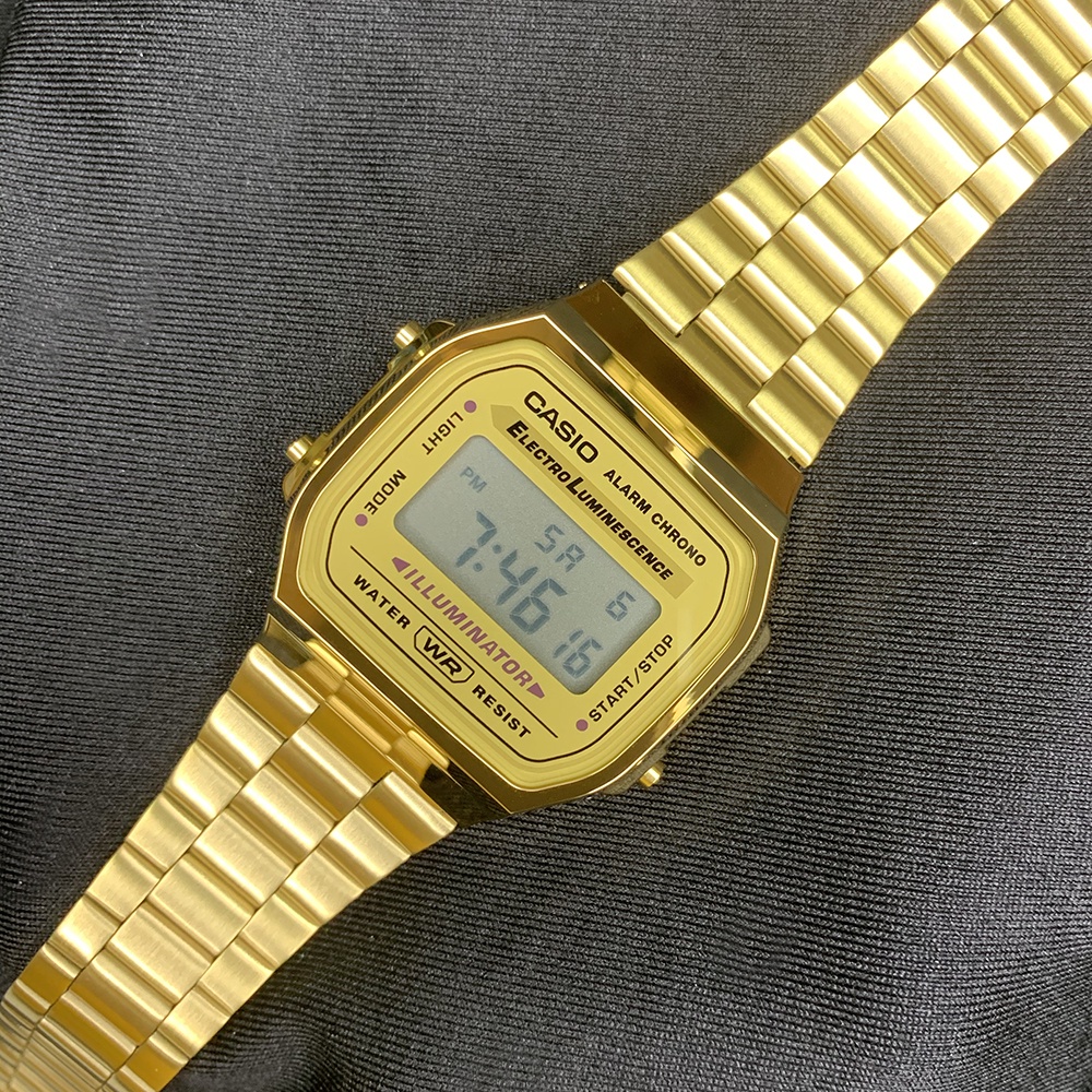 Đồng Hồ Nam Dây Thép Casio Standard A168WG-9WDF Chính Hãng A168WG-9W