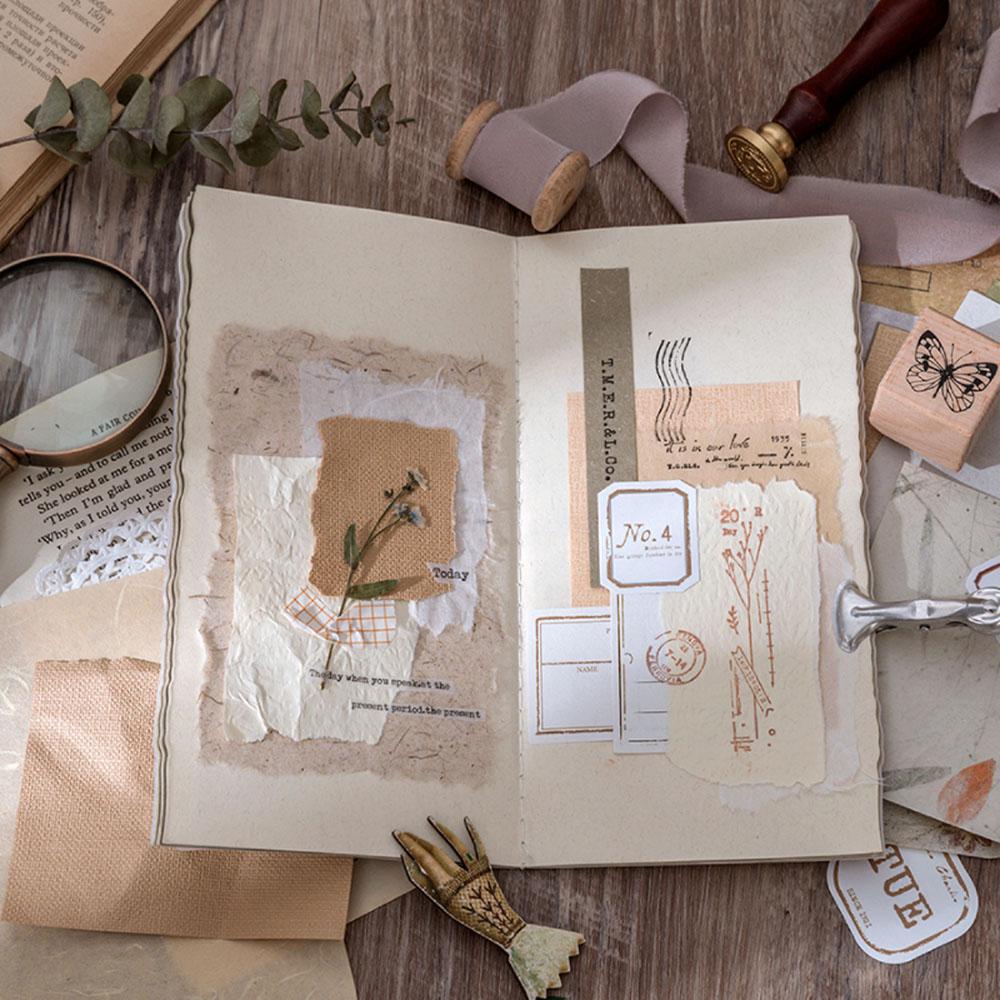 Set 30 Giấy Làm Nền Trang Trí Lưu Bút / Sổ Tay DIY