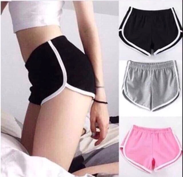 Quần Đùi Thể Thao Nữ - Chất Cotton Mềm Mại, Co Giãn Siêu Tốt | BigBuy360 - bigbuy360.vn