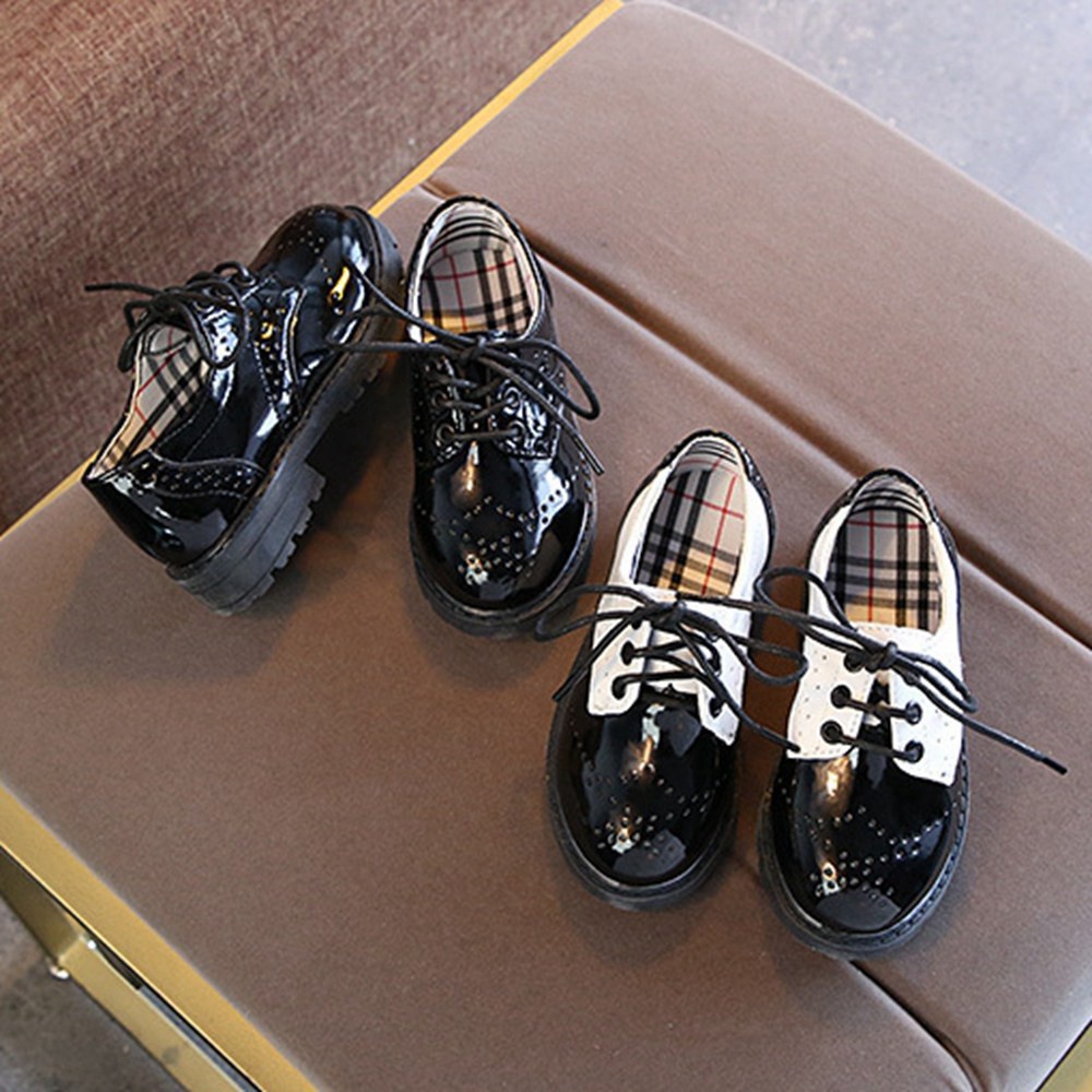 Giày Da Thời Trang Lịch Lãm Cho Bé Trai