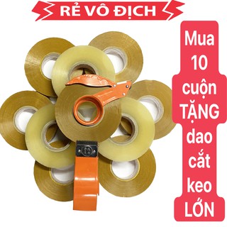 Băng keo trong/đục 1kg lõi giấy siêu mỏng