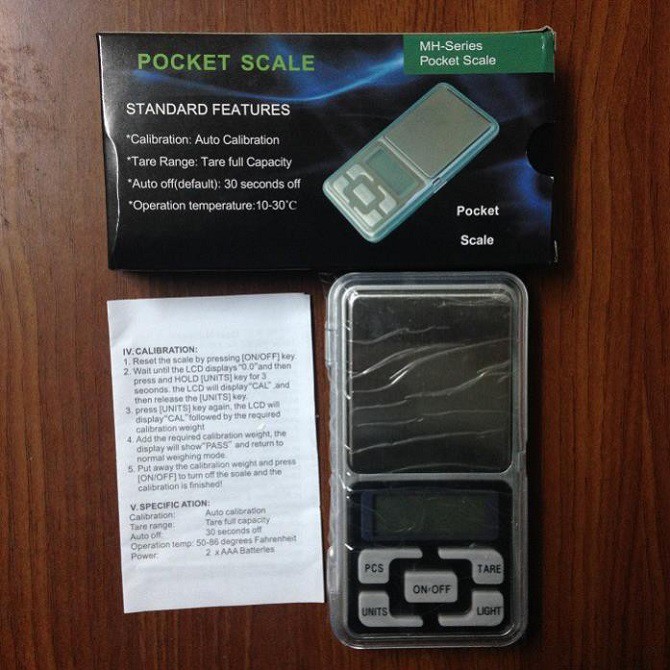 Cân tiểu ly điện tử mini MH-series 100g, 200g, 500g-0.01g