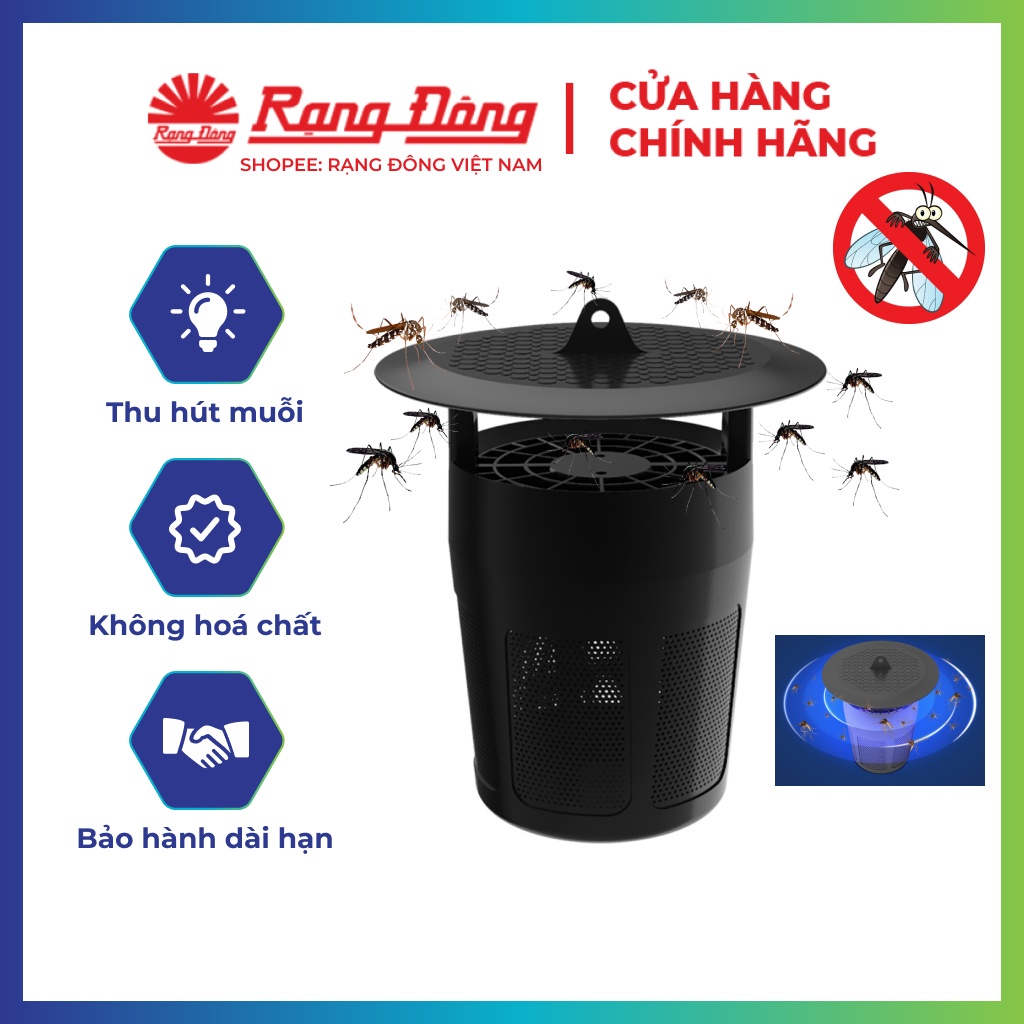 Đèn led bắt muỗi Rạng Đông 5W có hom