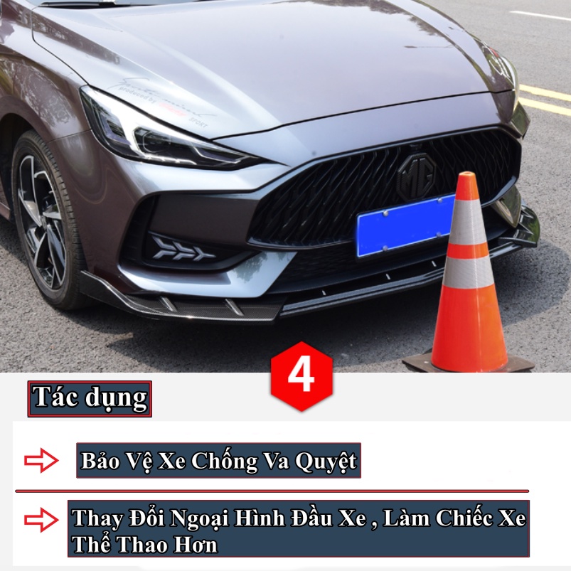 Cản trước  , lip Trước , Xẻng Đầu Xe MG5 , Tác Dụng Bảo Vệ Xe , Làm Chiếc Xe Đẹp Và Thể Thao Hơn