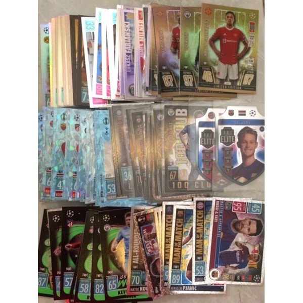 Thẻ cầu thủ match attax mùa giải 21/22