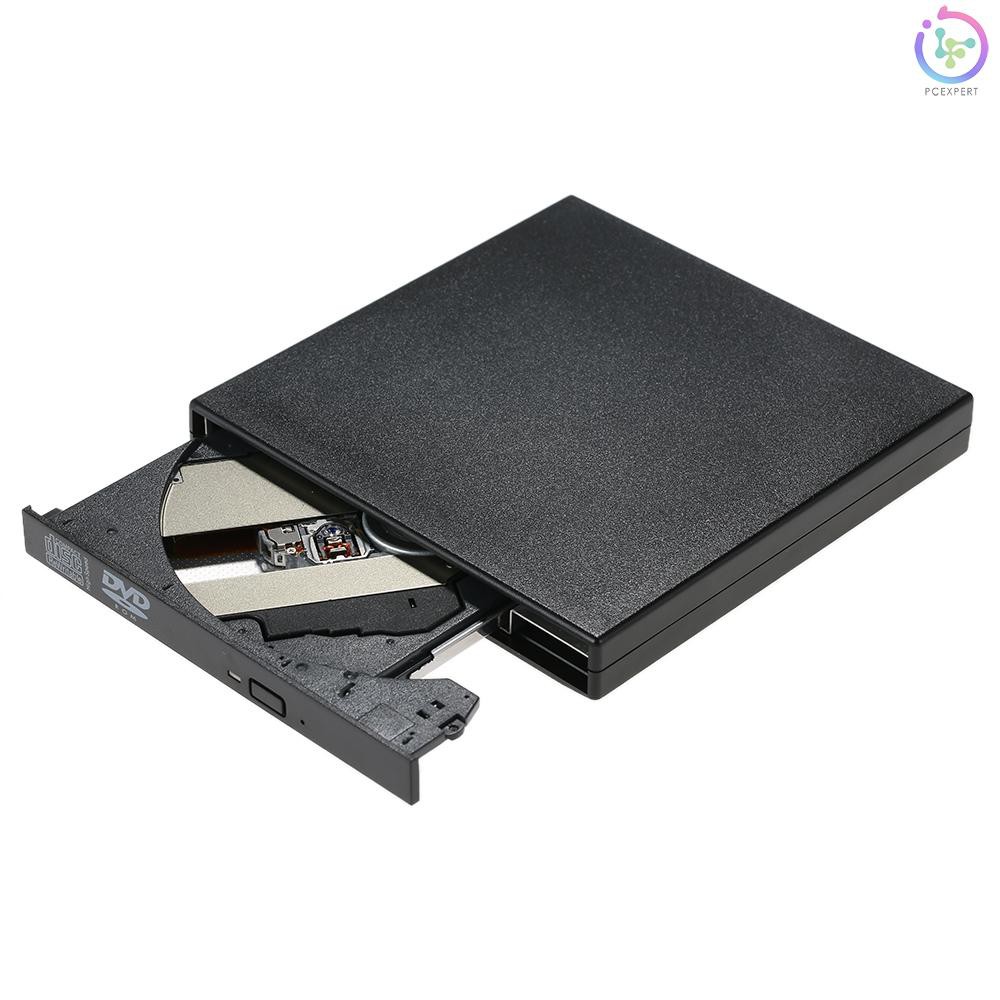 PCER♥USB 2.0 Portable Slim External DVD-RW/CD-RW Optical Disc Drive Reader Writer Player with Combo 