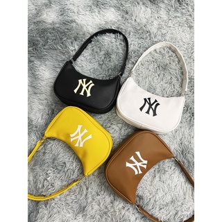 Túi Đeo Vai Kẹp Nách MLB Big Logo Solid Hobo Bag B460