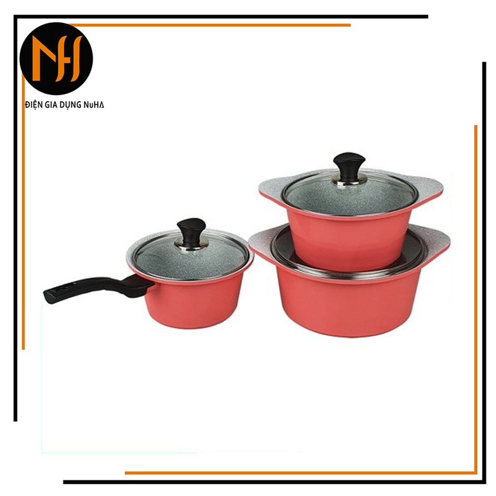 Nồi quánh đúc Ceramic đáy từ Greencook size 18/20/24cm vân đá đẹp chuẩn hình ảnh, dùng được mọi loại bếp