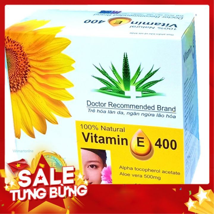 Viên Uống Đẹp Da Vitamin E Chống Lão Hóa