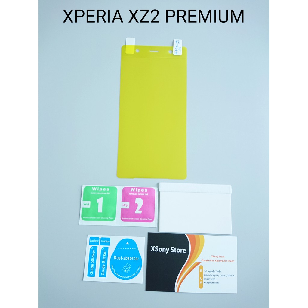 SONY XPERIA XZ2 / XZ2 PREMIUM / XZ2 COMPACT - Miếng dán dẻo Full màn hình mặt trước