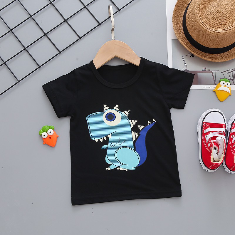 Bộ Áo Thun Tay Ngắn &amp; Quần Ngắn Dành Cho Bé Trai