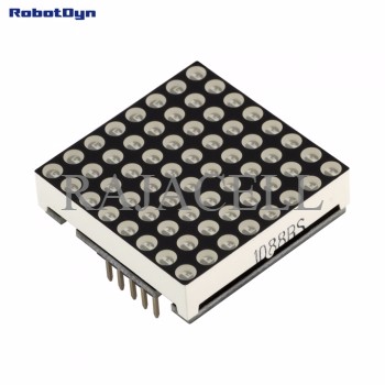 Mô Đun Matrix Led Vàng 8x8 Arduino 32x32mm Driver Max7219