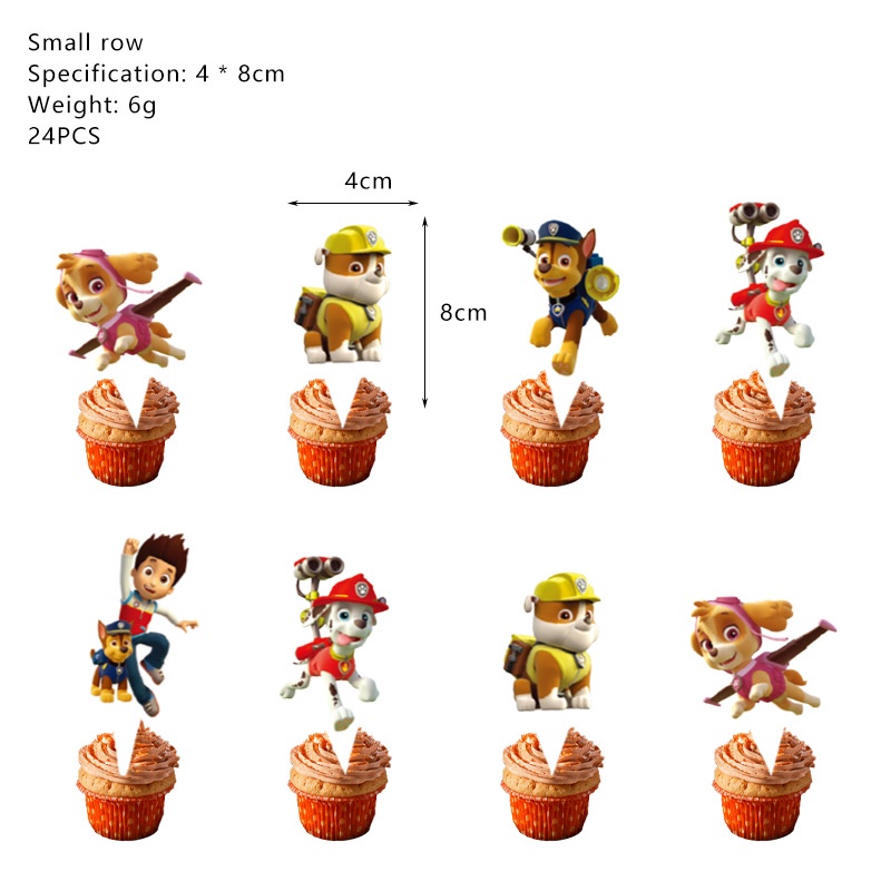 Bộ Bong Bóng Chủ Đề Phim PAW Patrol Trang Trí Tiệc Cho Bé