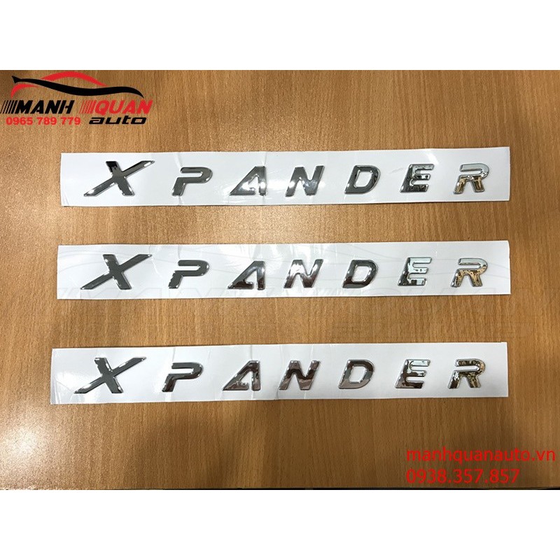 Chữ Xpander Dán Nắp Capo