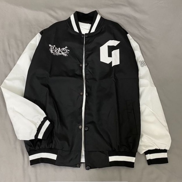 Áo khoác dù bomber jacket GONZ dù 2 lớp form rộng nam nữ