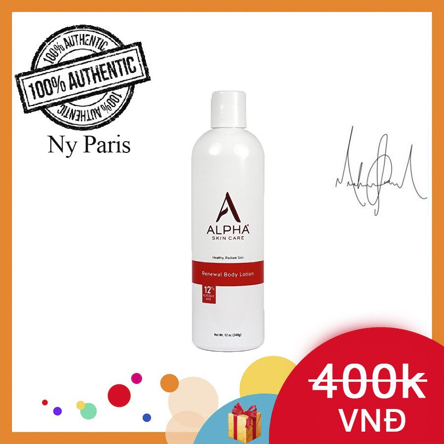 Dưỡng Thể Sáng Da 12% AHA Renewal Body Lotion